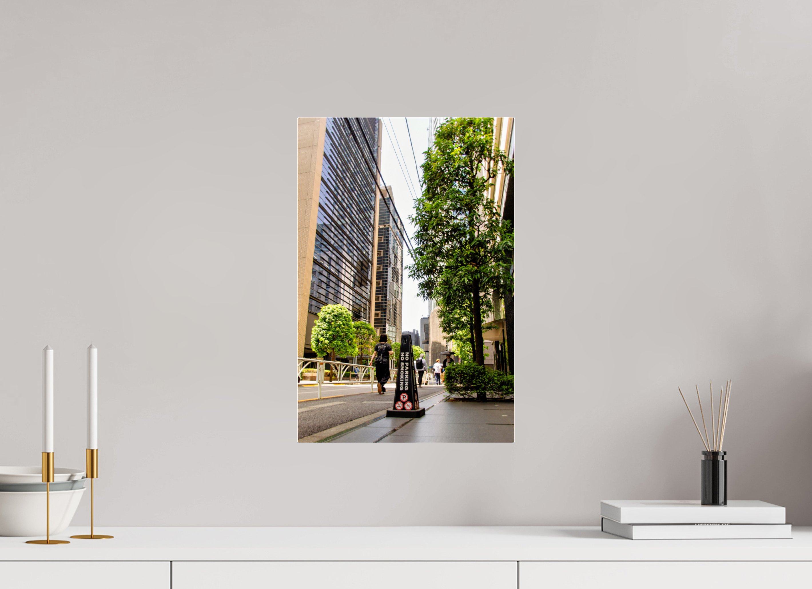 30 x 45 cm, Tirage photo sous Plexi Règles urbaines